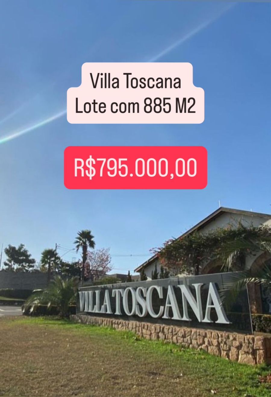 Terreno em Condom�nio - Venda - Condom�nio Vila Toscana - Aracatuba - SP